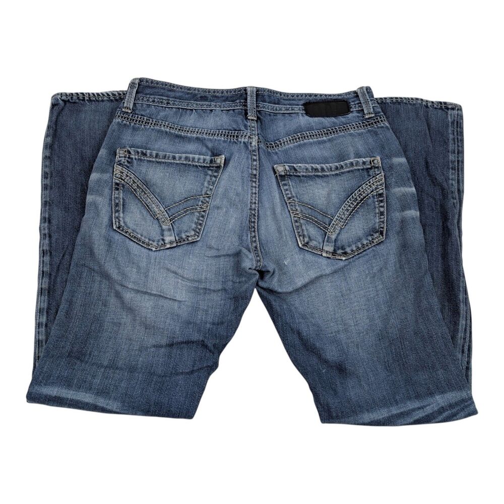 Buckle Black Jeans Men's Denim Jeans Size 31x32‎ Regular distressed holey